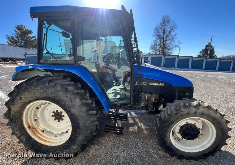 image for item LP9810 2003 New Holland TL90  MFWD tractor