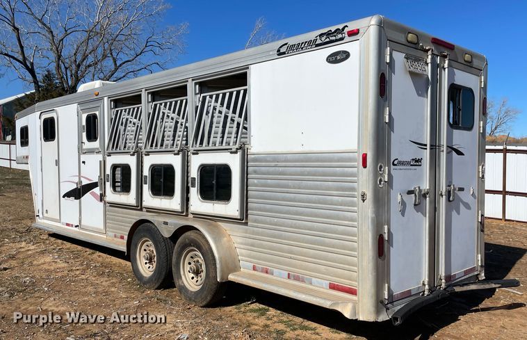 image for item MI9777 2006 Cimarron  livestock trailer