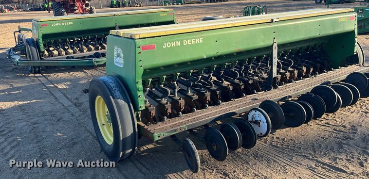 image for item ML9814 (2) John Deere 8300 grain drills