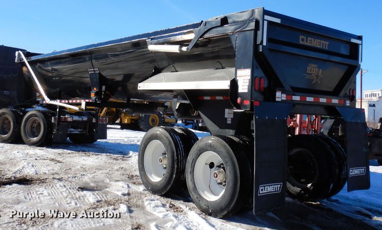 image for item DF8319 2021 Clement Texstar 3226  end dump trailer