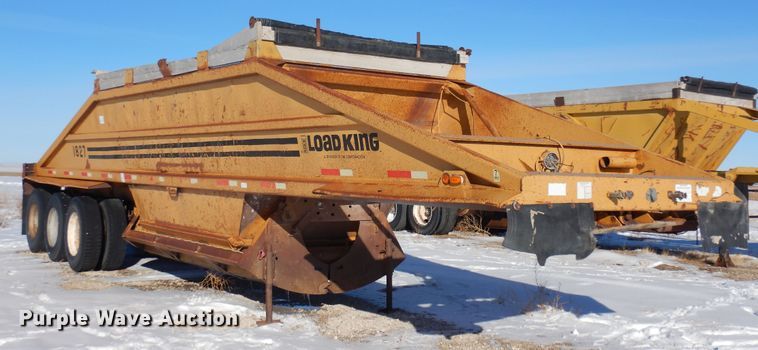 image for item DF8324 1986 Load King 1827  bottom dump trailer