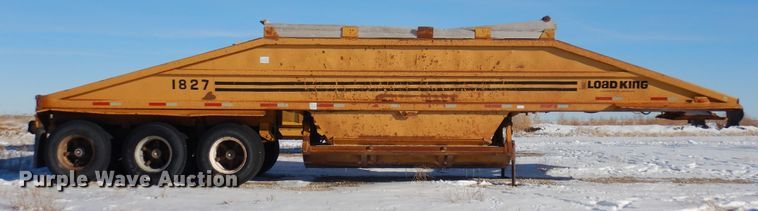 image for item DF8324 1986 Load King 1827  bottom dump trailer