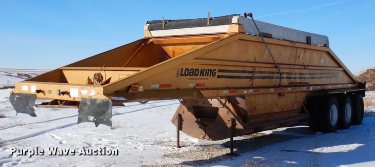 image for item DF8324 1986 Load King 1827  bottom dump trailer