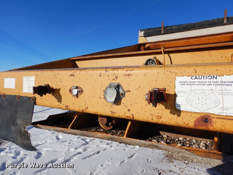 image for item DF8324 1986 Load King 1827  bottom dump trailer