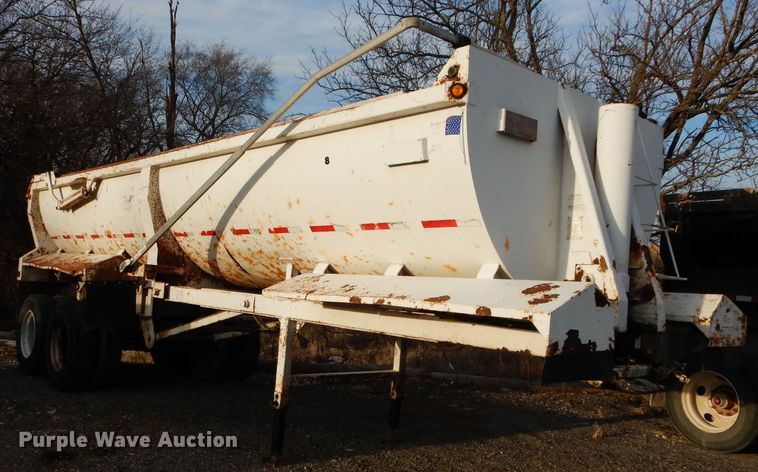 image for item DN5742 1998 Travis  end dump trailer