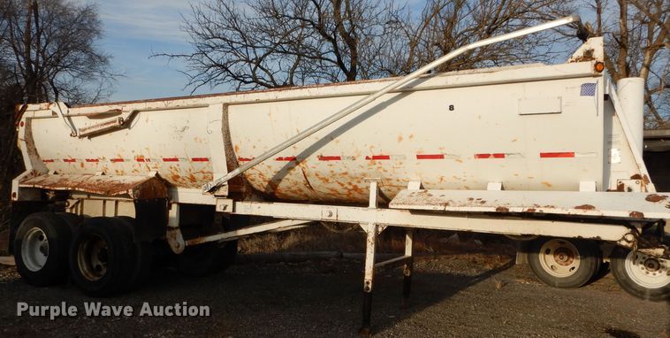 image for item DN5742 1998 Travis  end dump trailer