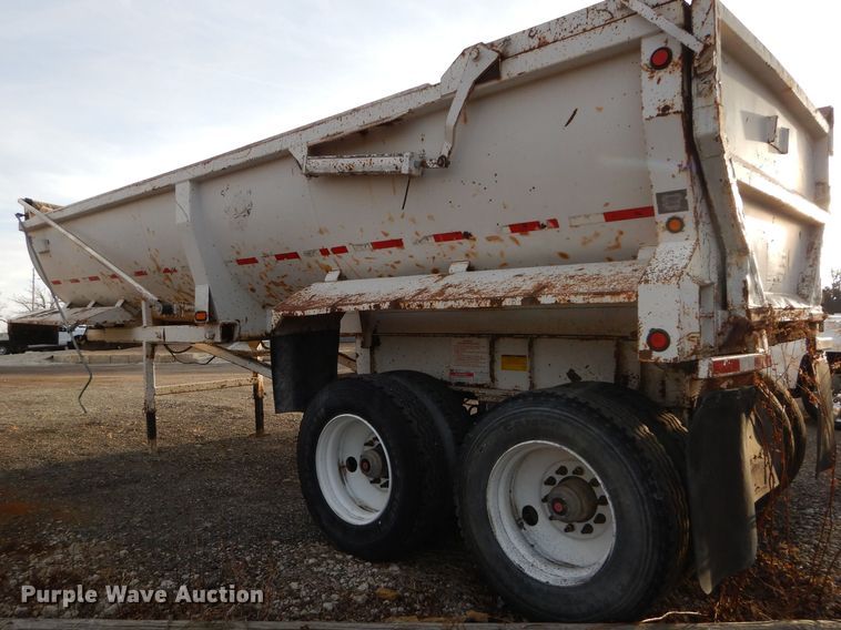 image for item DN5742 1998 Travis  end dump trailer