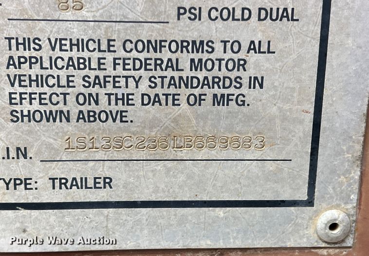 image for item DO8966 1990 Strick  container trailer