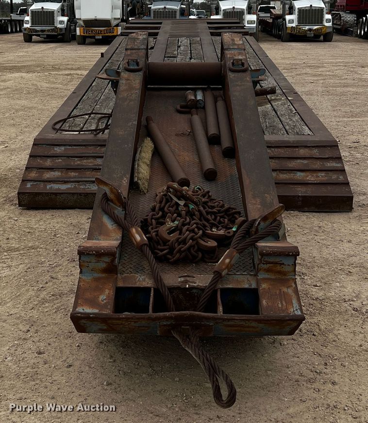 image for item DQ1963 1974 Nabors  oilfield trailer