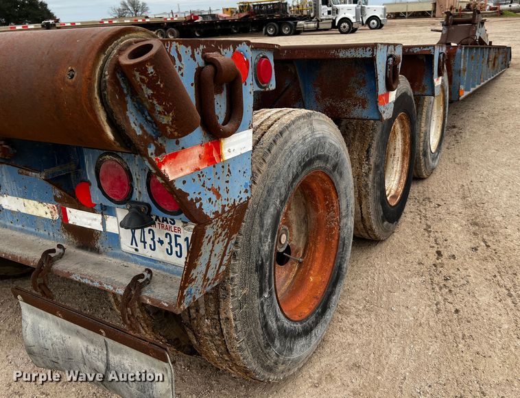 image for item DQ1963 1974 Nabors  oilfield trailer