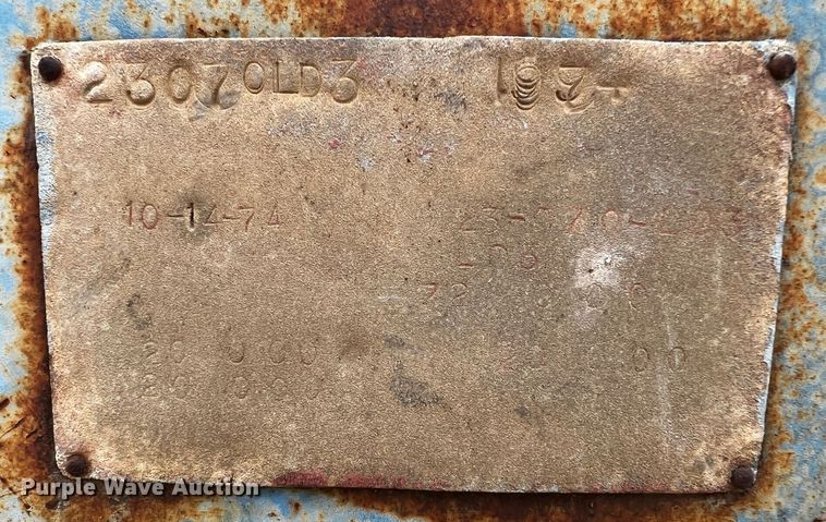 image for item DQ1963 1974 Nabors  oilfield trailer