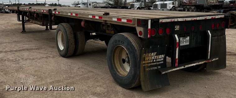 image for item DQ1964 1998 Fontaine LFTW-5-10048WSA  flatbed trailer