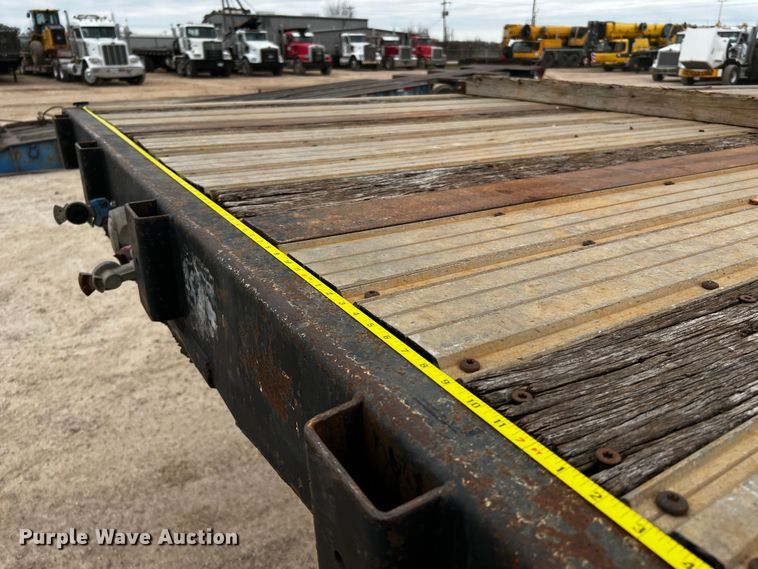 image for item DQ1964 1998 Fontaine LFTW-5-10048WSA  flatbed trailer