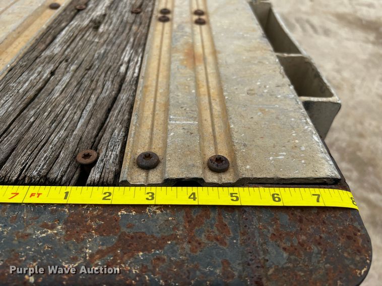 image for item DQ1964 1998 Fontaine LFTW-5-10048WSA  flatbed trailer