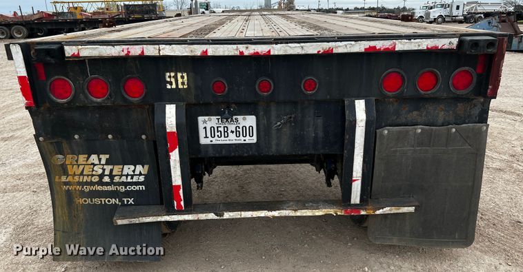 image for item DQ1964 1998 Fontaine LFTW-5-10048WSA  flatbed trailer