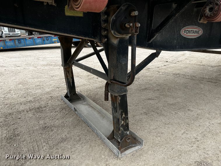 image for item DQ1964 1998 Fontaine LFTW-5-10048WSA  flatbed trailer