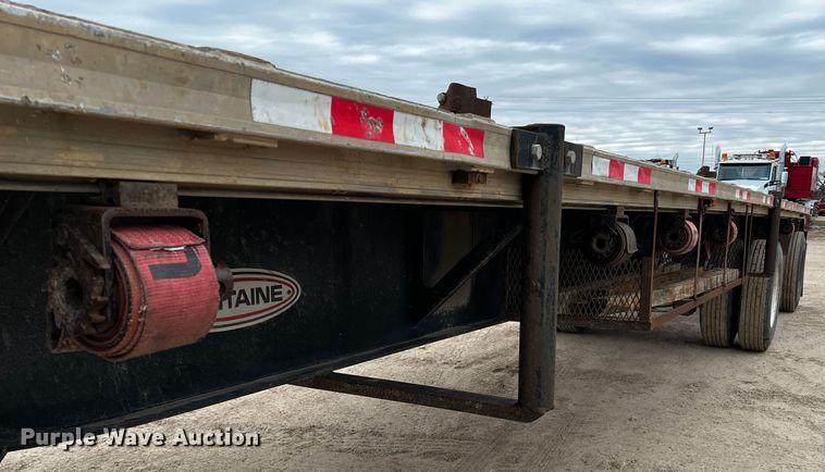 image for item DQ1964 1998 Fontaine LFTW-5-10048WSA  flatbed trailer