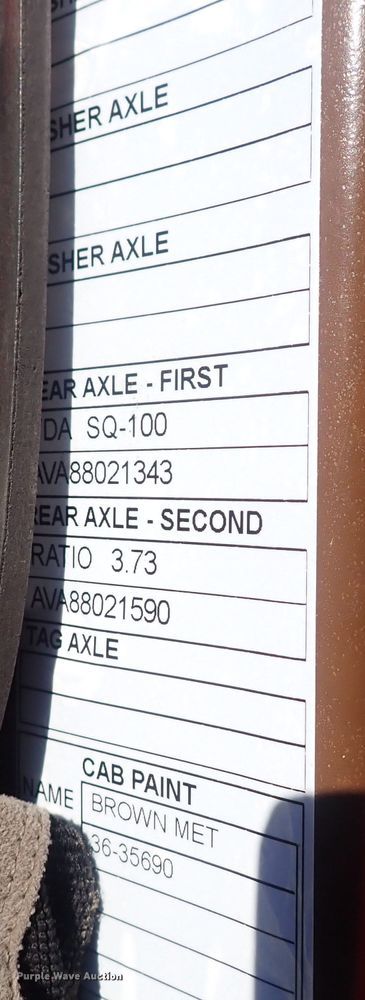 image for item DQ5019 1988 White GMC WIA  semi truck