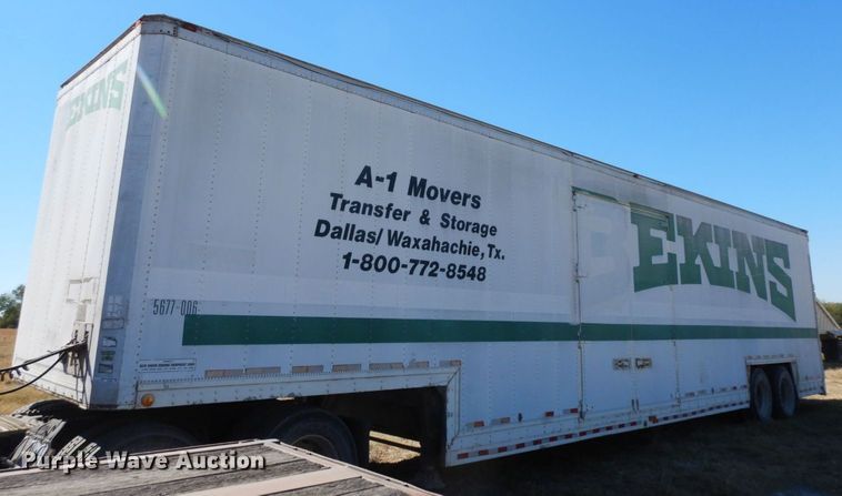 image for item HF9386 1992 Kentucky  dry van trailer