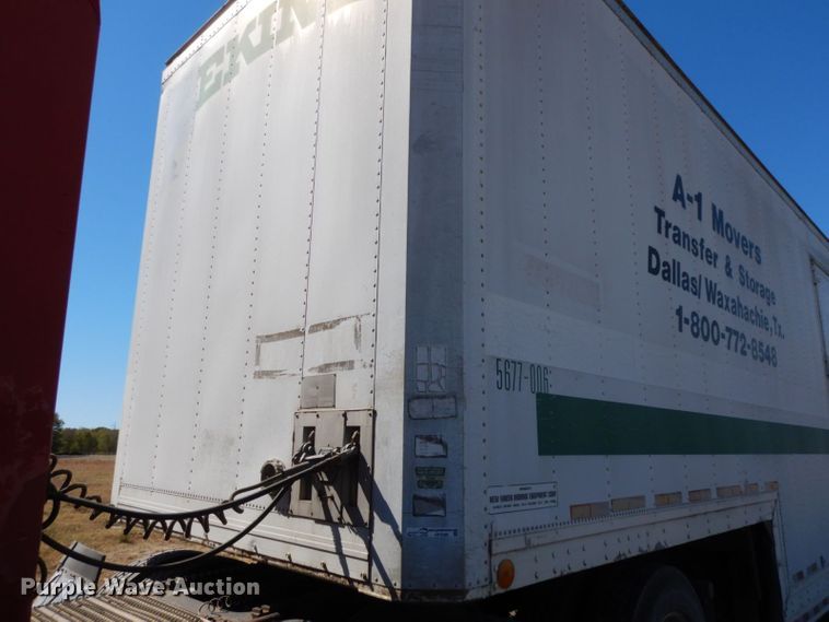 image for item HF9386 1992 Kentucky  dry van trailer