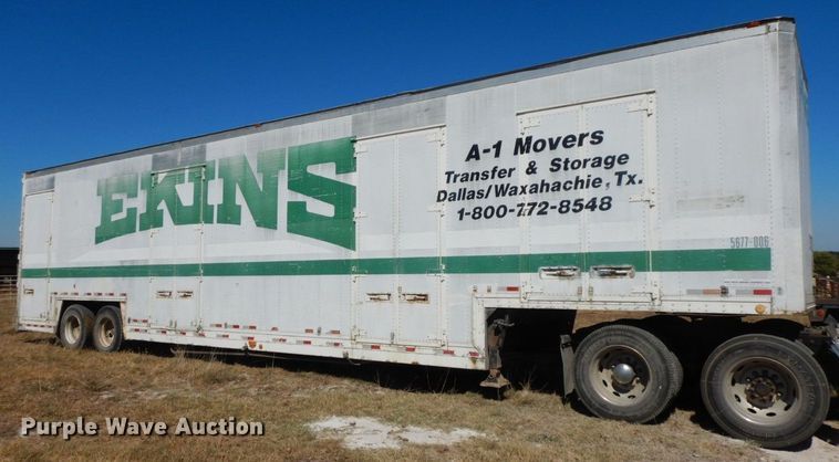 image for item HF9386 1992 Kentucky  dry van trailer