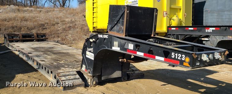 image for item JW9763 2010 Trail King TK70HDG-502  lowboy equipment trailer