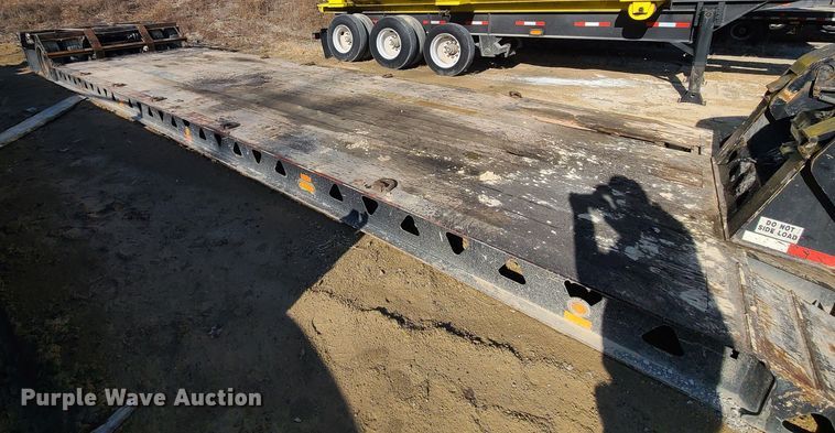 image for item JW9763 2010 Trail King TK70HDG-502  lowboy equipment trailer