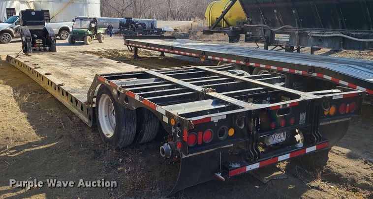 image for item JW9763 2010 Trail King TK70HDG-502  lowboy equipment trailer