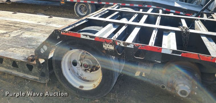 image for item JW9763 2010 Trail King TK70HDG-502  lowboy equipment trailer
