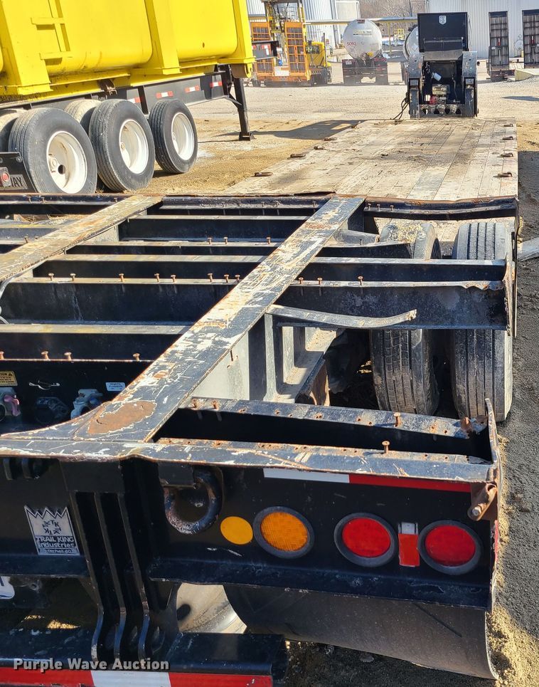 image for item JW9763 2010 Trail King TK70HDG-502  lowboy equipment trailer