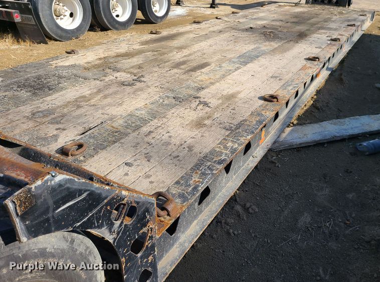 image for item JW9763 2010 Trail King TK70HDG-502  lowboy equipment trailer