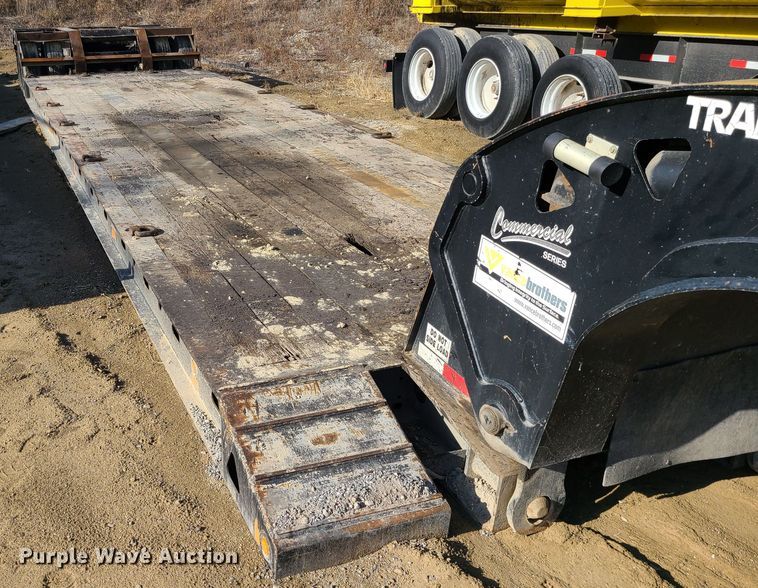 image for item JW9763 2010 Trail King TK70HDG-502  lowboy equipment trailer