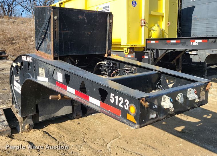 image for item JW9763 2010 Trail King TK70HDG-502  lowboy equipment trailer