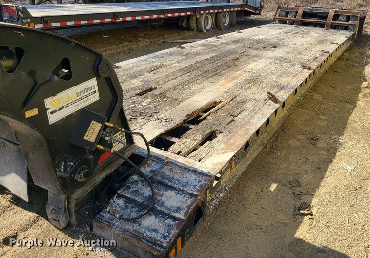 image for item JW9763 2010 Trail King TK70HDG-502  lowboy equipment trailer