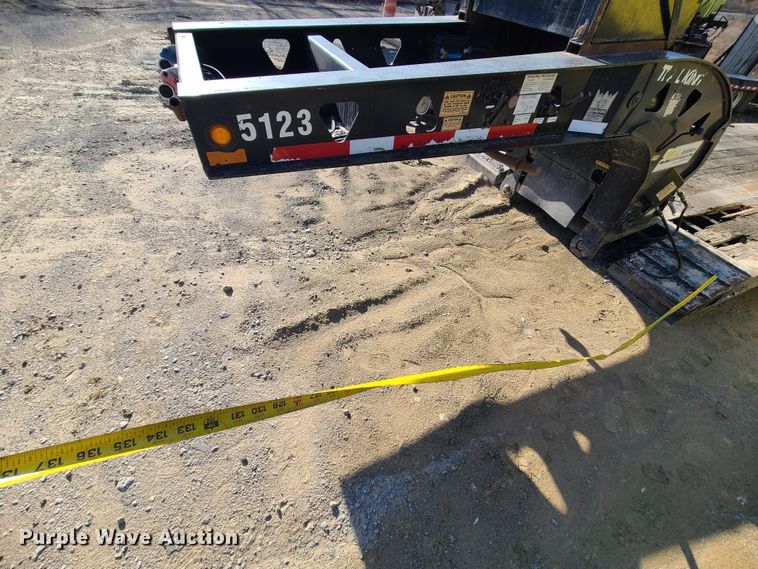 image for item JW9763 2010 Trail King TK70HDG-502  lowboy equipment trailer