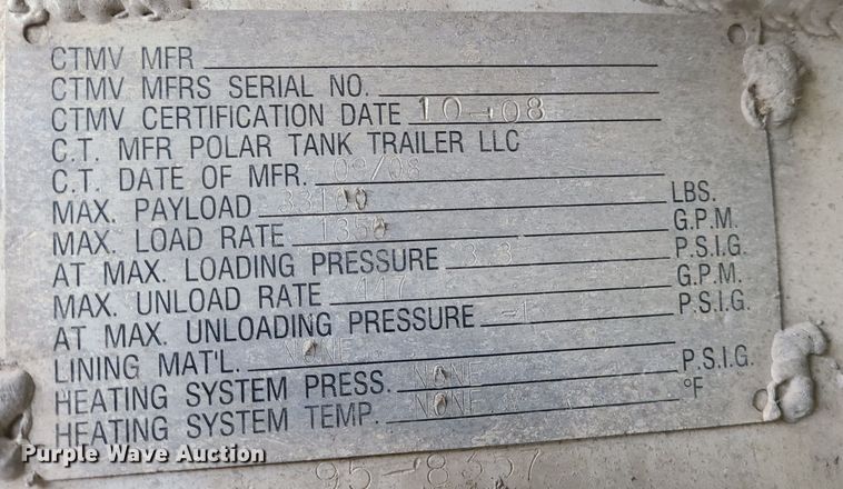 image for item JW9779 2009 Peterbilt 388  water truck