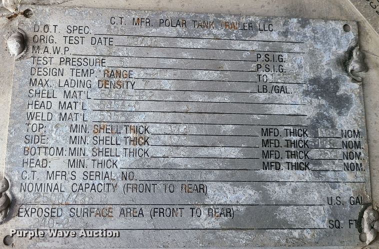 image for item JW9779 2009 Peterbilt 388  water truck