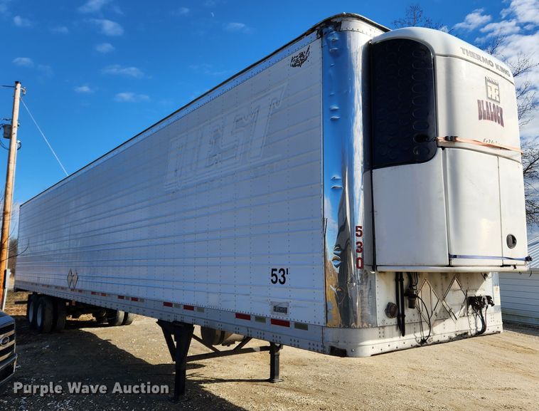image for item KT9418 2008 Wabash RFCVHSA  refrigerated van trailer