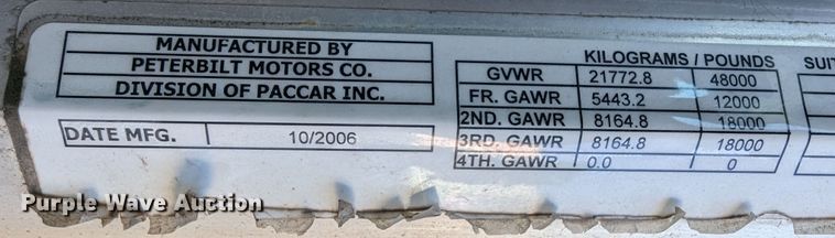 image for item LK9463 2007 Peterbilt 379  semi truck