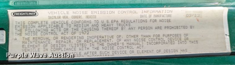 image for item LK9466 2014 Freightliner Coronado SD  semi truck