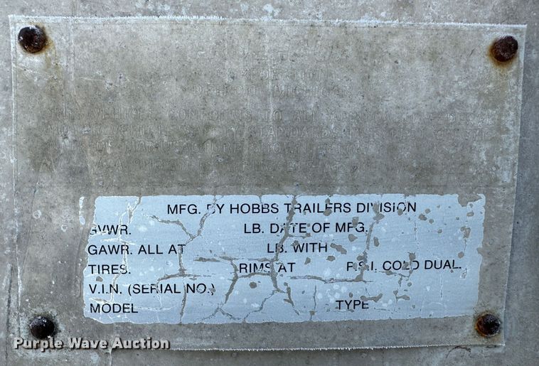 image for item LT9343 1982 Fruehauf  end dump trailer