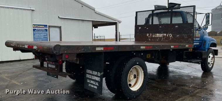 image for item MA9847 2002 GMC C6500  dump flatbed truck