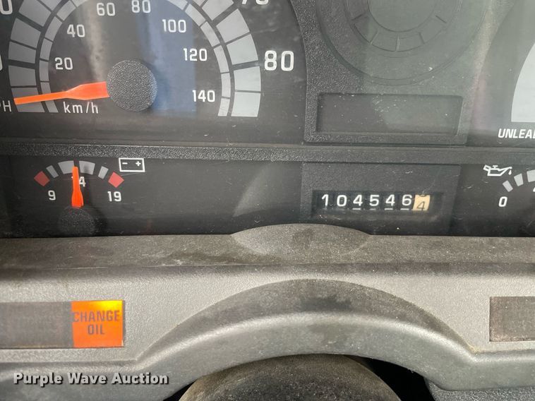 image for item MA9847 2002 GMC C6500  dump flatbed truck