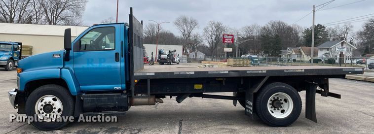 image for item MA9883 2005 GMC C6500  dump flatbed truck