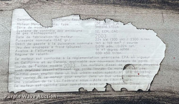 image for item MA9884 2004 Freightliner FL80  flatbed truck