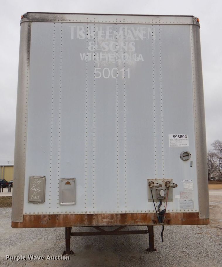 image for item MJ9986 2000 Wabash  dry van trailer