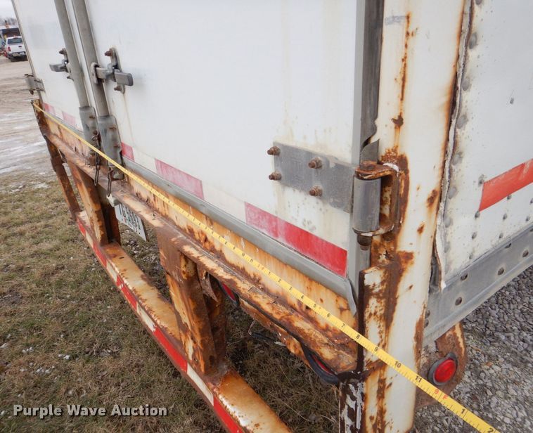 image for item MJ9986 2000 Wabash  dry van trailer