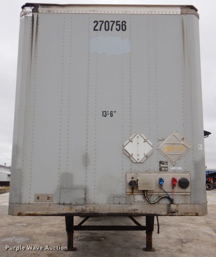 image for item MJ9987 2013 Stoughton DVW-285S-C-WDC dry van trailer