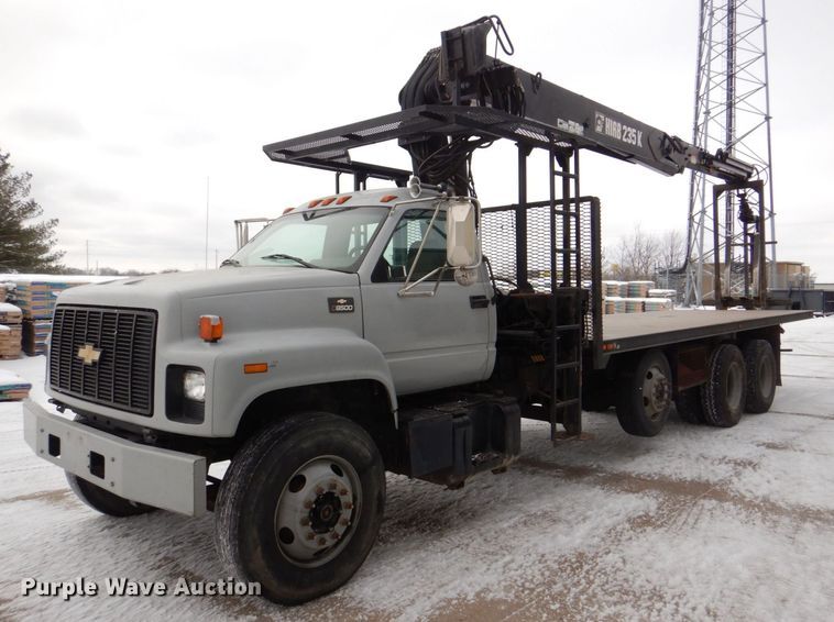 image for item MJ9992 2000 Chevrolet C8500  crane truck