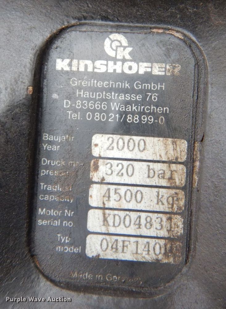 image for item MJ9992 2000 Chevrolet C8500  crane truck